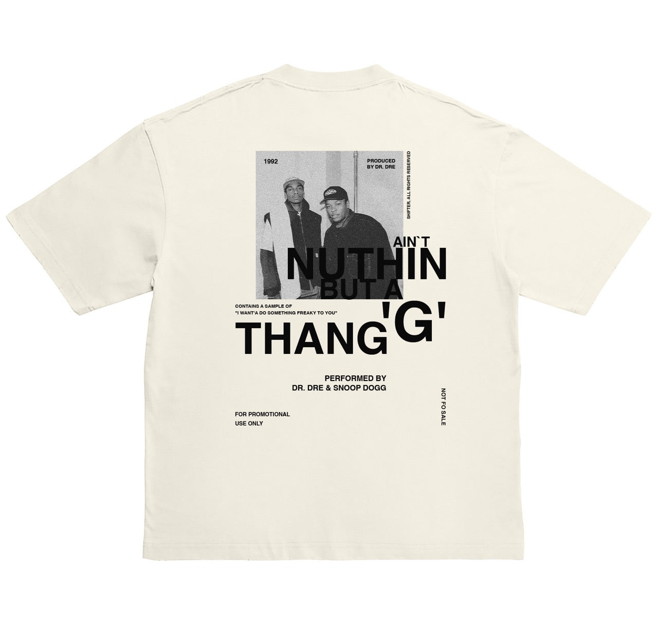 Camiseta Dr. Dre & Snoop Dogg (Nuthin' but a "G" Thang)